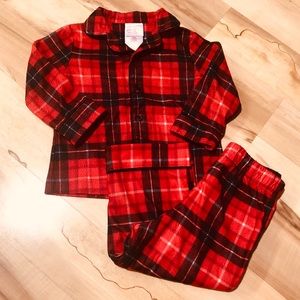 18 Month 2-Piece plaid pajamas
